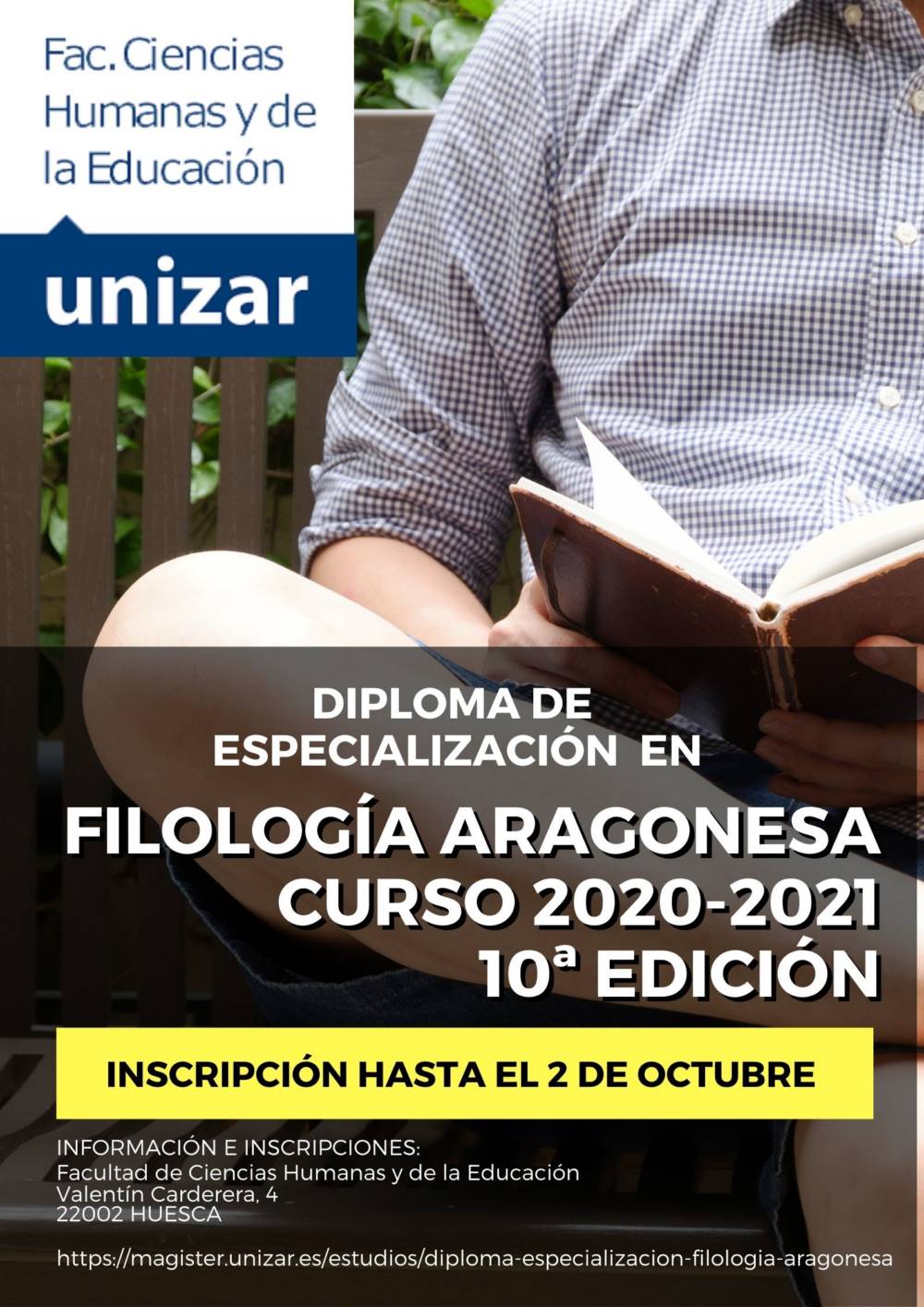 La inscripción termina el 19 de octubre